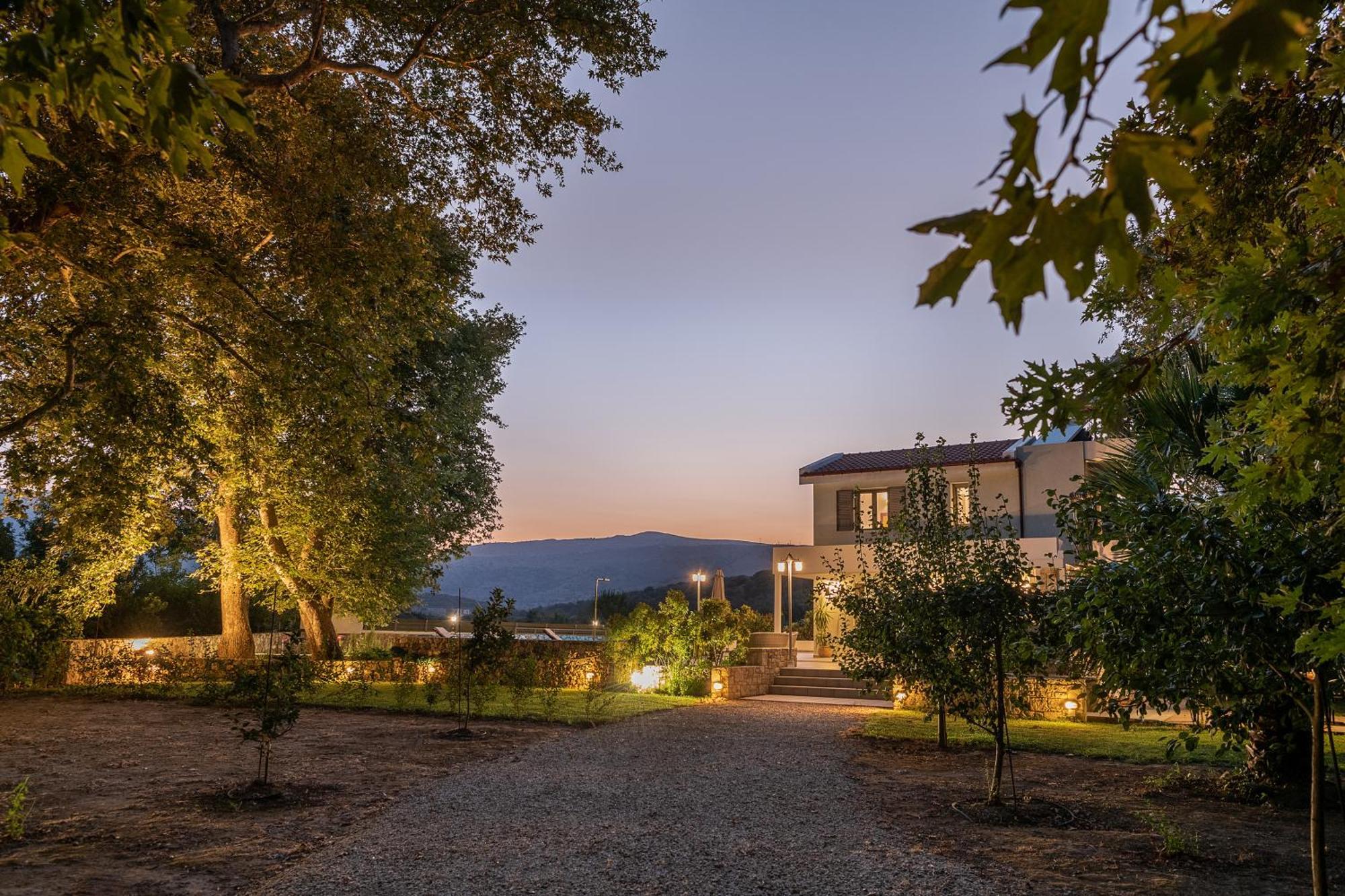 Villa Nature, Heated Pool Kalyves Esterno foto