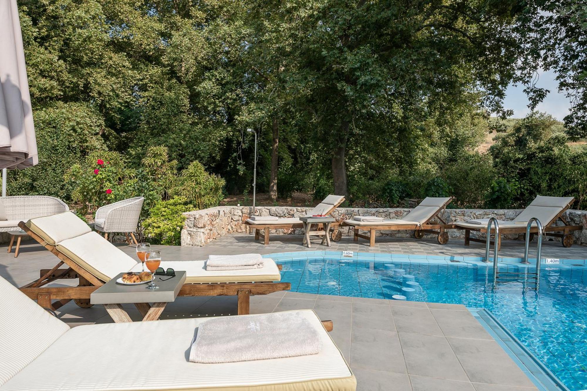 Villa Nature, Heated Pool Kalyves Esterno foto