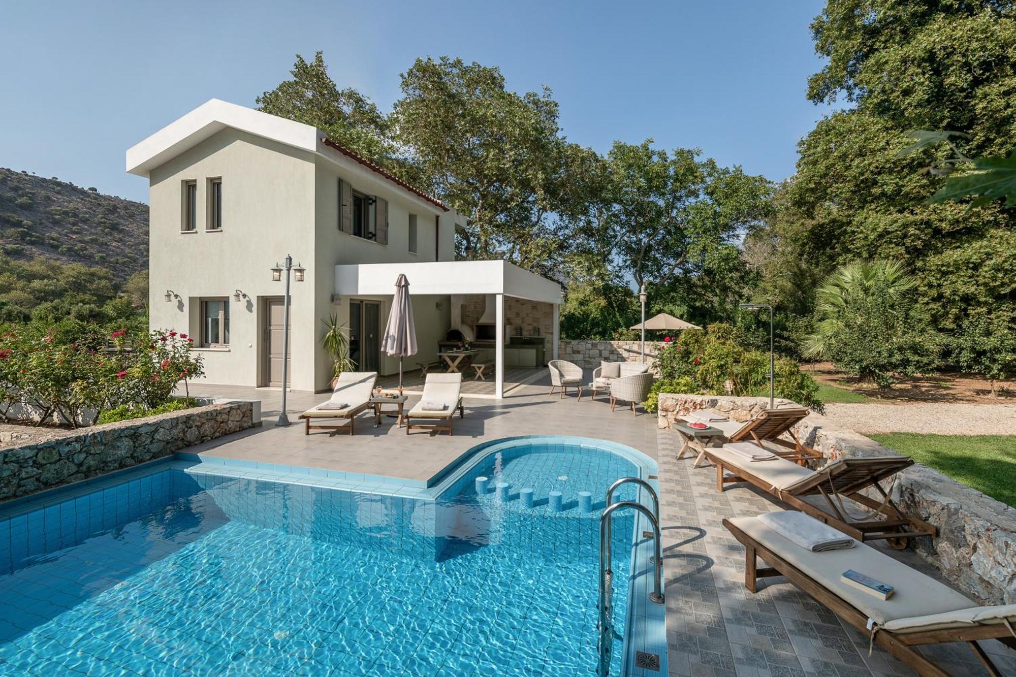 Villa Nature, Heated Pool Kalyves Esterno foto