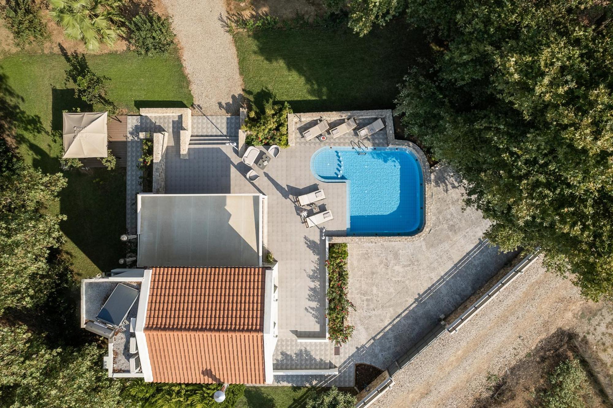 Villa Nature, Heated Pool Kalyves Esterno foto