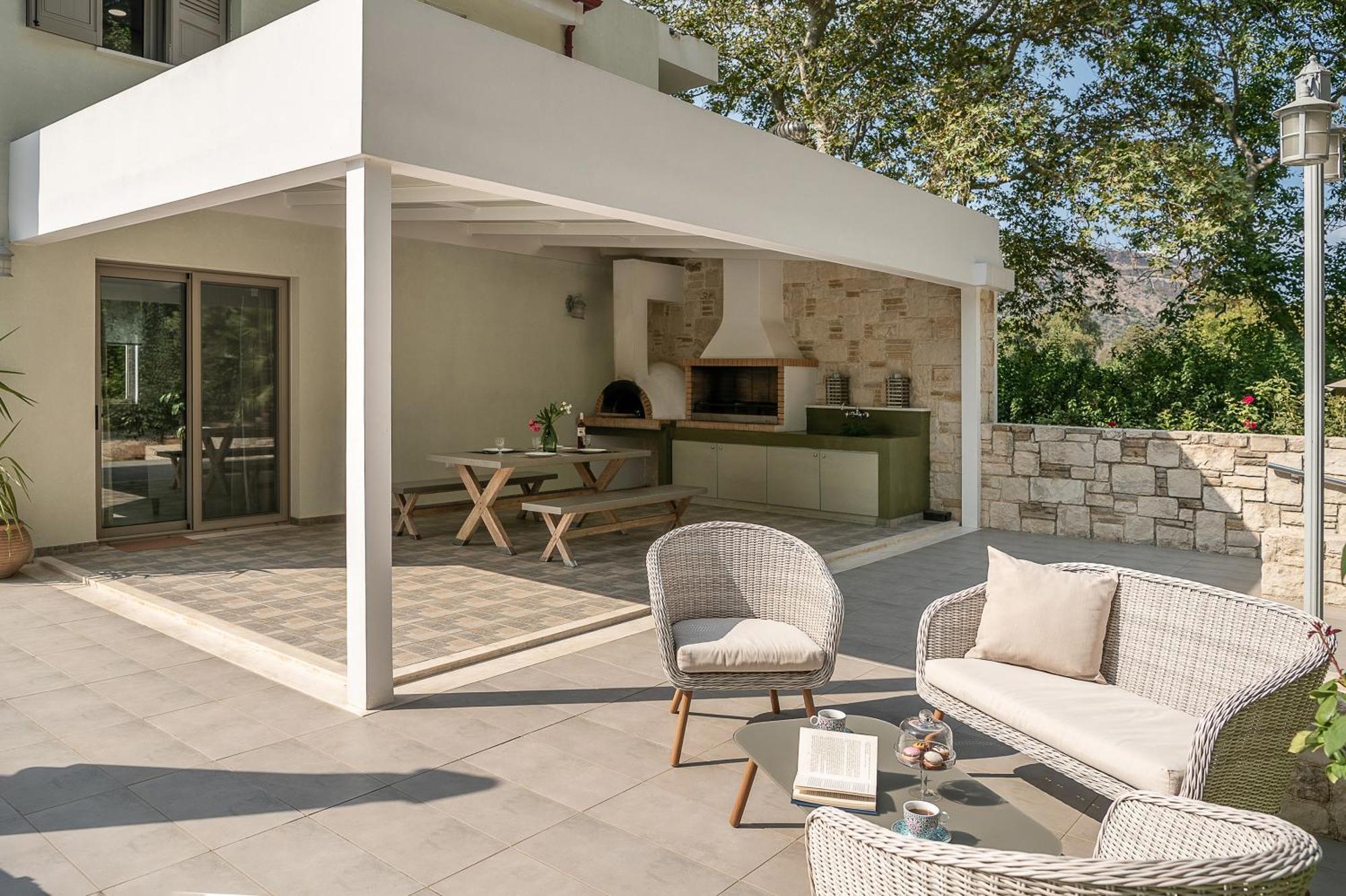 Villa Nature, Heated Pool Kalyves Esterno foto