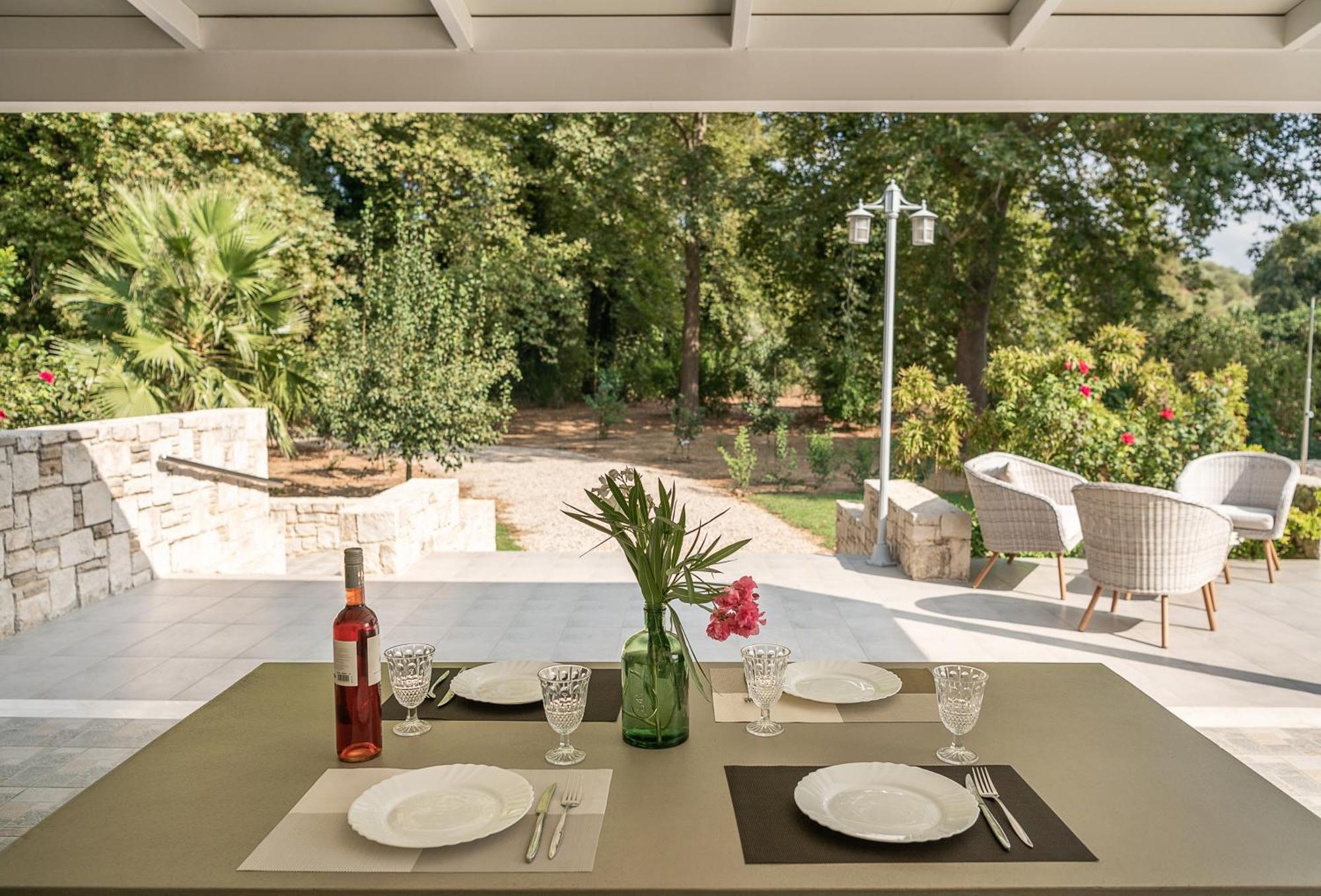Villa Nature, Heated Pool Kalyves Esterno foto